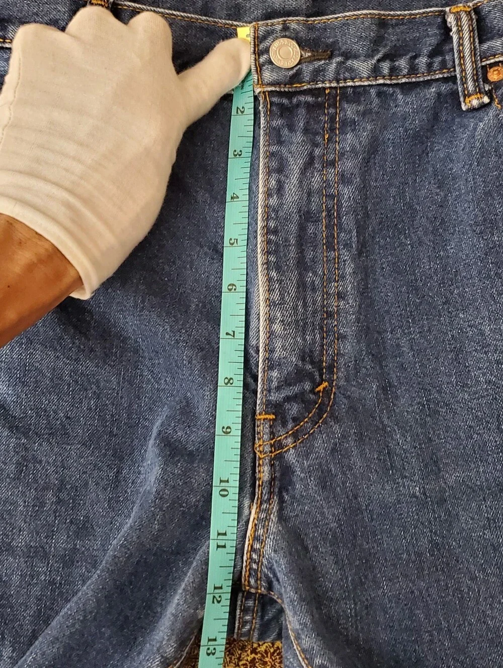 Levi's 517 Men's W36 Dark Wash Denim Jean Shorts Y2K Western Workwear Vintage